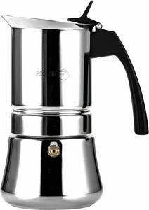 FAGOR Etnica Italienischen Espressomaschine Induktion, Edelstahl 6 Tassen für Alle Herdarten