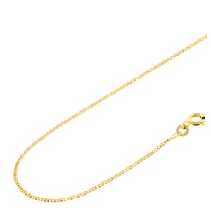 Acalee 10-3012 Halskette 333 Gold / 8 Karat Panzer-Kette 1,2 mm, 45 cm