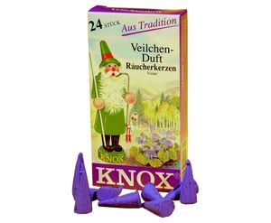 Knox - Räucherkerzen Veilchen Duft / Violet - 24 Stk.