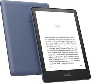Amazon Kindle Paperwhite (2021) Signature Edition eReader 32 GB ohne Spezialangebote, 17,3 cm (6,8 Zoll) Display, kabellose Ladefunktion, Frontlicht mit automatischer Anpassung, E-Book Reader - Denimblau