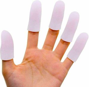 Bukihome Fingerschutz Silikon [10x]Fingerlinge Fingerpflaster Fingerkuppenschutz