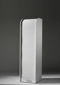 Rollladenschrank - Weiß matt - Kunststoff - 45 x 164 cm - mit Einlegeböden