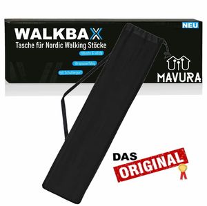 WALKBAX Faltbare Stocktasche Wanderstöcke Nordic Walking Stöcke Tasche Beutel