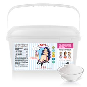 SWEETme® Erythritol 5 kg – Erythrit Erytha natürlicher Zucker-Ersatz, kalorienfreies Süßungsmittel, vegan, zahnfreundlich