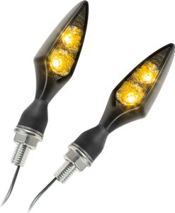 Czarny wskaźnik LED Kellermann Rhombus Dark para