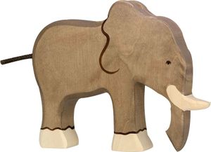 Holzfigur Elefant (Exotische Tiere) Holztiger 3100 Goki 80147 - Tiere aus Holz Holztiere