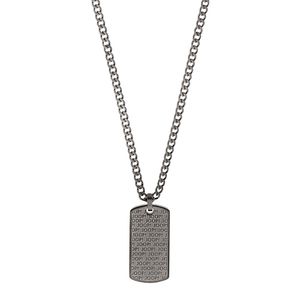 JOOP! Herren Halskette 2030866 Edelstahl, Schwarz