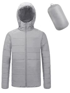 Herren Langarm Kapuze Mit Kapuzenbewegungen Warm Hoodies Jacke Steppmäntel,Farbe:Hellgrau, Größe:S Herren Langarm Kapuze Mit Kapuzenbewegungen Warm Hoodies Jacke Steppmäntel,Farbe:Hellgrau, Größe:S