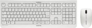 CHERRY DW 3000 Tas­ta­tur-Maus-Set, kabellos, deutsches QWERTZ Layout, grau