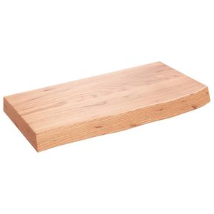 vidaXL Umývadlová doska svetlohnedá 60x30x(2-6) cm z masívneho dreva