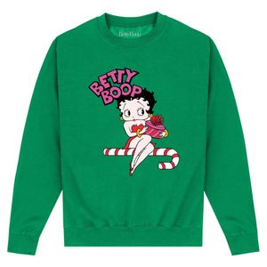 Betty Boop - Sweatshirt für Herren/Damen Unisex PN165 (L) (Keltisch-Grün)