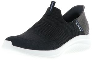 SKECHERS 149709/BLK Ultra Flex 3.0-Smooth Step Damen Sneaker Slipper VEGAN schwarz/grau, Größe:38, Farbe:Schwarz