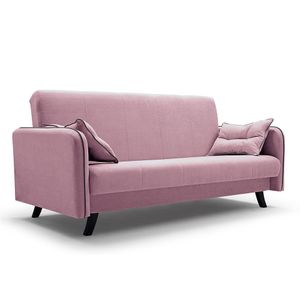 Schlafsofa Sofa Couch Ausklappbares Sofa Schlaffunktion Bettkasten Mil 7383 (Primo)