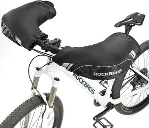 ROCKBROS Lenkerstulpen Lenker Handschuhe für Fahrrad Motorrad Wasserabweisend Reflektierend