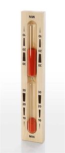 Eliga Sanduhr für Biosauna / Infrarotkabine mit rotem Sand 30 Minuten