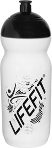 LIFEFIT Unisex cyklistická fľaša pre dospelých 600, biela, 600 ml