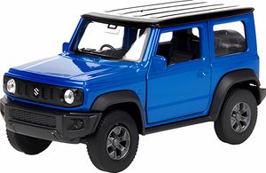 SUZUKI JIMNY Modellauto 11cm aus Metall Modell Auto Spielzeugauto WELLY Spielzeug Kinder Geschenk 13 (Blau-Metallic)