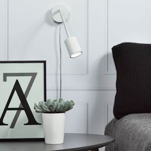 Nordlux Wandleuchte Explore, weiss, klar, IP20, 74811001