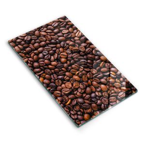 Glasschneideplatte - Herdabdeckplatte - 30x52 cm - Schneidebrett - Spritzschutz - Getreidekaffee