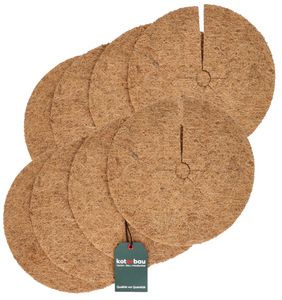 KOTARBAU® sada 8 kokosových kotúčov ⌀ 25 cm kotúč z kokosových vlákien