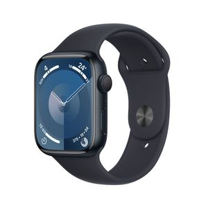 Apple Watch Series 9 Aluminium Mitternacht Mitternacht 45 mm ML 150-200 mm Umfang Mitternacht GPS