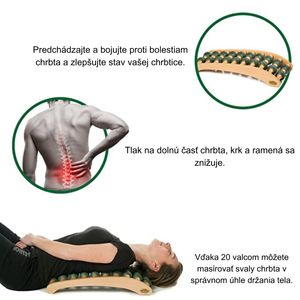 Rolastretcher - nosidlá chrbtice - proti bolesti chrbta