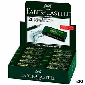 Radiergummi Faber-Castell Dust Free grün (20 Stück)