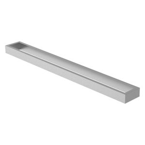 ML-Design držiak na uteráky bez vŕtania, 60 cm, strieborný, z nehrdzavejúcej ocele
