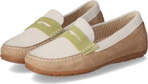 Sioux Damen Mokassins/ Loafer/ Slipper CARMONA Beige RaulederGröße:41