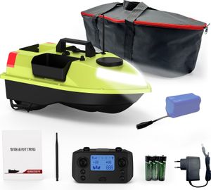 D20 GPS rybářský člun s návnadou, inteligentní člun s návnadou, 40W výkon, automatický návrat, 7 typů nočních světel, 600m dosah dálkového ovládání, 12000mAh