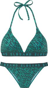 Elbsand Triangel-Bikini petrol bedruckt Größe 34 A/B Elbsand Triangel-Bikini petrol bedruckt Größe 34 A/B