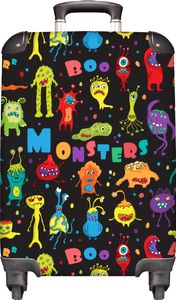 NoBoringSuitcases.com® Kufr Příruční zavazadlo Trolley Rolling suitcase Malý cestovní kufr na 4 kolečkách - Monster - Colours - Kids - Space - Cabin Size < 55x40x23 cm & 55x40x20 cm - Foto kufr - Cabin suitcase - Board luggage - Kids suitcase - Kids trolley. NoBoringSuitcases.com® Kufr Příruční zavazadlo Trolley Rolling suitcase Malý cestovní kufr na 4 kolečkách - Monster - Colours - Kids - Space - Cabin Size < 55x40x23 cm & 55x40x20 cm - Foto kufr - Cabin suitcase - Board luggage - Kids suitcase - Kids trolley.