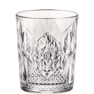 Bormioli Rocco Stone Tumbler, Trinkglas, 390ml, Glas, transparent, 6 Stück