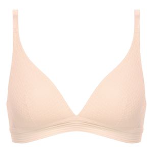 Passionata Damen BH - MANHATTAN, T-Shirt-BH, bügellos, Soft Cups, Tüll Beige L