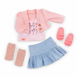 Our Generation COUNTRY CHARM Puppenkleidungsset Styling mit Jeansrock