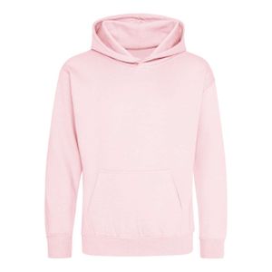 Just Hoods Jungen Hoodie Langarm Pullover Sweatshirt Kapuzenpullover, Größe:3/4, Farbe:Baby Pink