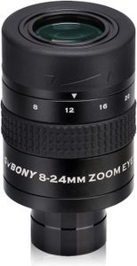 Svbony SV170 Zoom okulár 1,25 palcový 10-30 mm teleskopický okulár FMC Zelený filmový zoomový okulár pre ďalekohľad