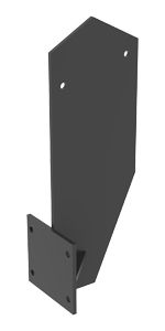 Leudus Stahl Dachsparrenhalter SPP062 für Markisen Dachadapter (1 Stück) grau