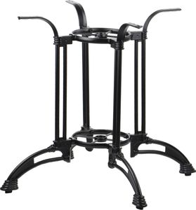 Żeliwna podstawa stołu SH-5033-2, do biura, hotelu, restauracji, średnica 86,5 cm, wysokość 72 cm, kolor czarny