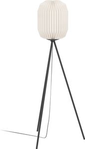 BELGRAVE Stehleuchte Stehlampe Lampe - H141,5 x Ø30 cm - schwarz - 1X60W exkl. - IP20