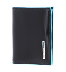 PIQUADRO Blue Square Vertical Slim Men´s Wallet RFID Nero
