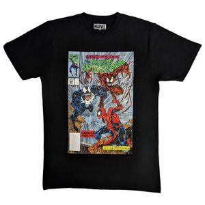 Spider-Man - T-Shirt für Herren/Damen Unisex RO10242 (S) (Schwarz)