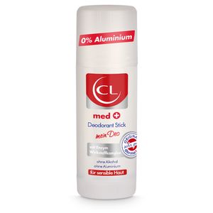 CL med + Deodorant Stick für sensible Haut - Deo Stick aktiver Schutz & sanfte Pflege - Deo Herren & Damen 1x 40 ml