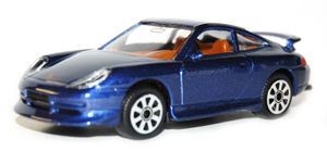 Modellauto Porsche GT3, blau Bj. 2011, Maßstab 1:43 von Bburago