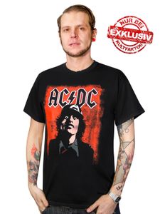AC DC T-Shirt Fanshirt Angus Young Limited Edition schwarz-rot