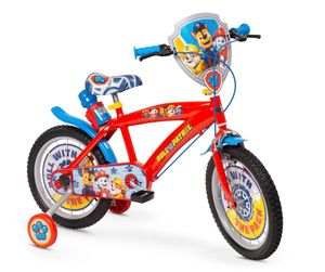 16 Zoll Kinder Jungen Fahrrad Kinderrad Rad Bike Paw Patrol Blau Rot