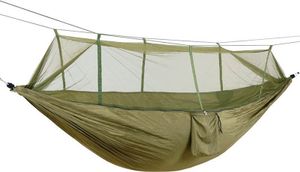 Hängematte mit Moskitonetz & Reißverschluss – Outdoor Camping Hammock, 2-Personen, ultraleicht & wasserdicht, Hohe Tragkraft, 260x140 cm – Retoo