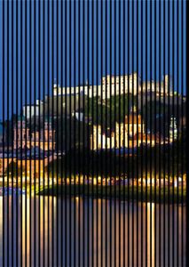Designový akustický panel DIGI05I 1693x19x2400 mm