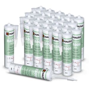 HAUSA Maleracryl HA006 Universal elastische Acryl-Dichtstoff Weiß 24 x 310ml