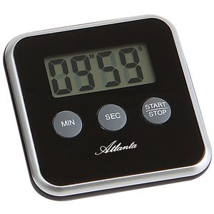 Atlanta 239/7 Kurzzeitmesser Atlanta digital schwarz mit Magnet Küchen Timer